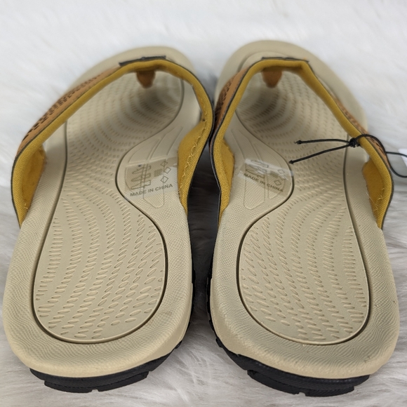Watelves waterproof sandals, flip flops, men's size 43EU, 10US, tan - Picture 6 of 10